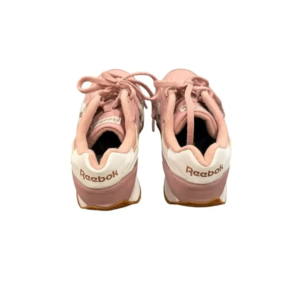 Reebok Women's Rewind Run Athletic Sneaker Smoros/White/Rosegold 6.5